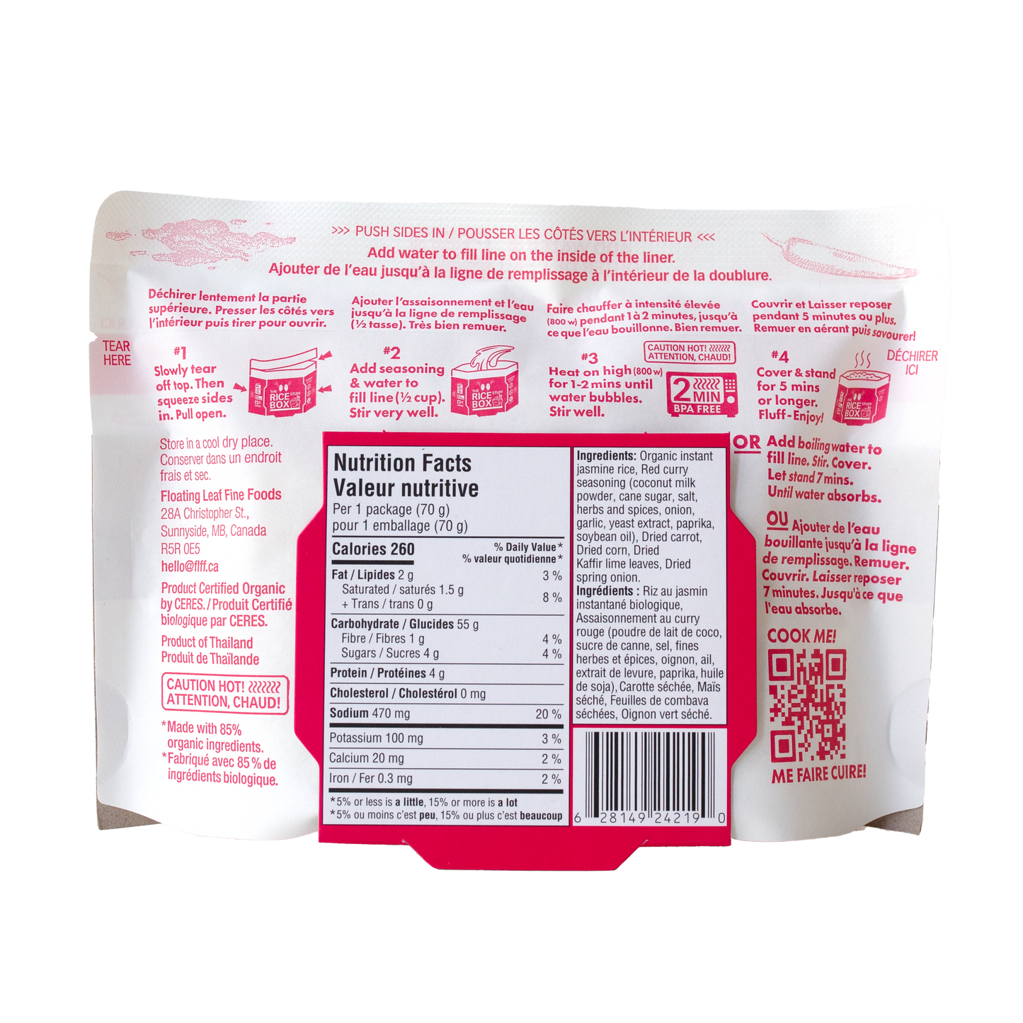 The Rice Stuff Box - Thai Red Curry - Case of 6