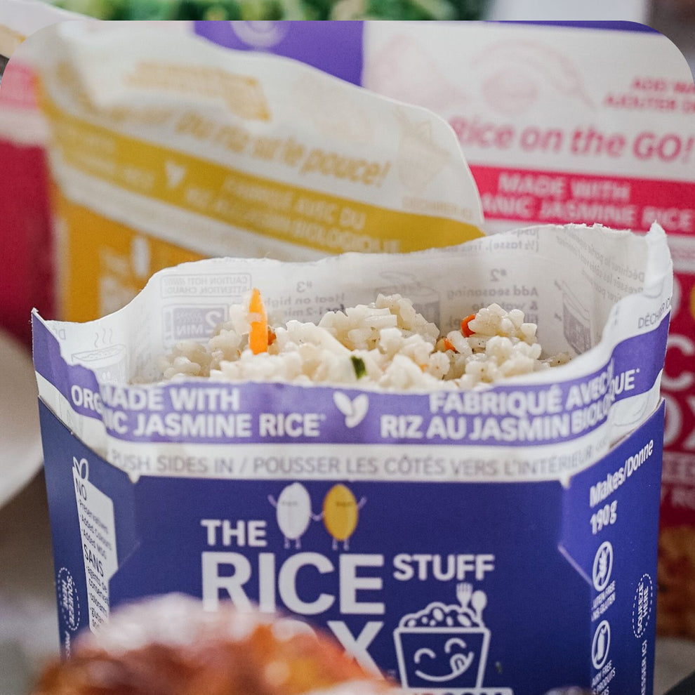 Chicken Hub Rice Box The Rice Stuff Box - Chicken Mushroom - Case of 6 – The RICE Stuff